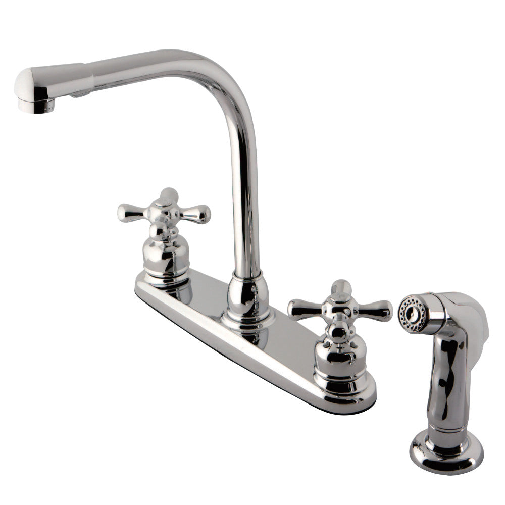 Kingston Brass KB711AXSP Victorian Centerset Kitchen Faucet