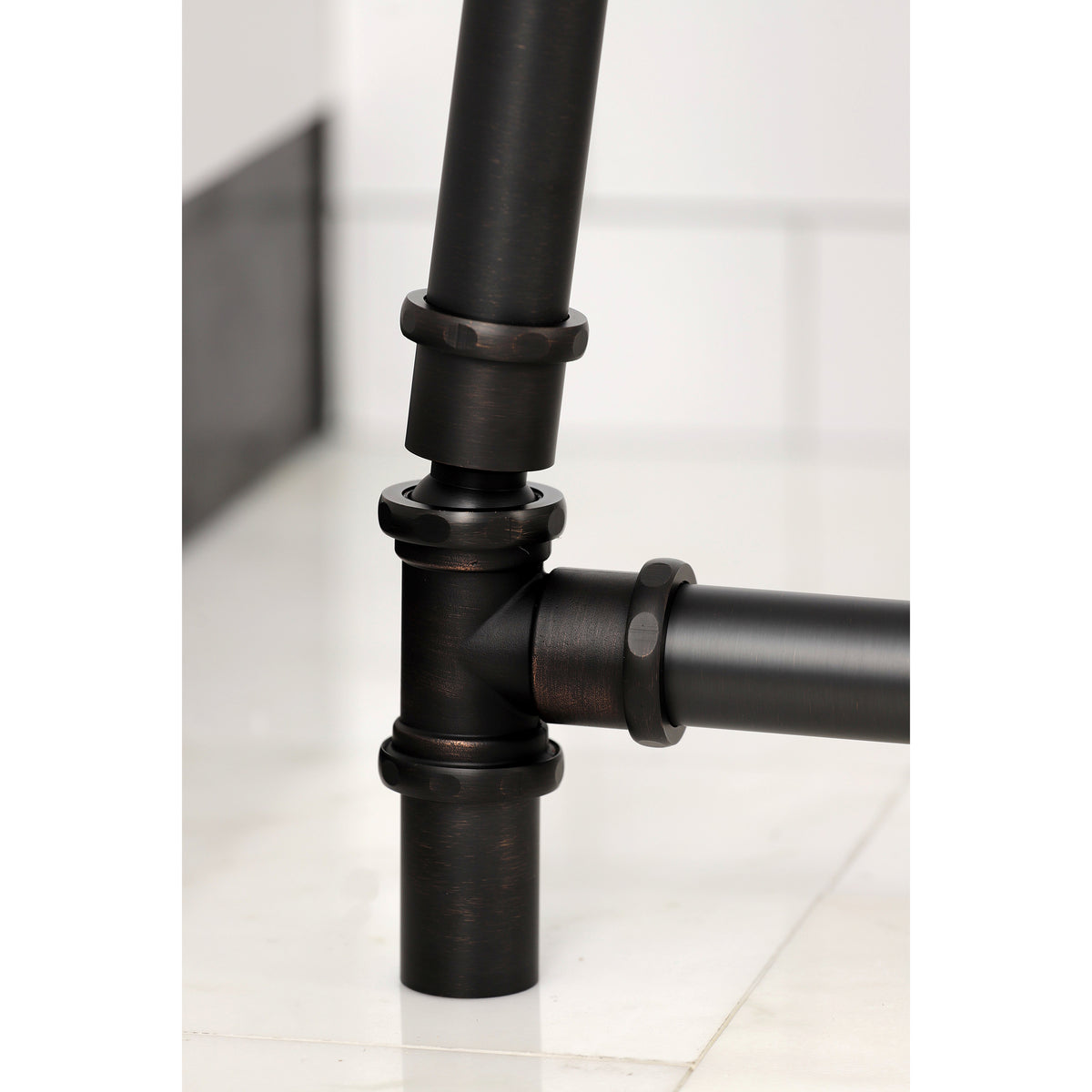 Kingston Brass Tub Double Pivoting Waste & Overflow, 21 Gauge
