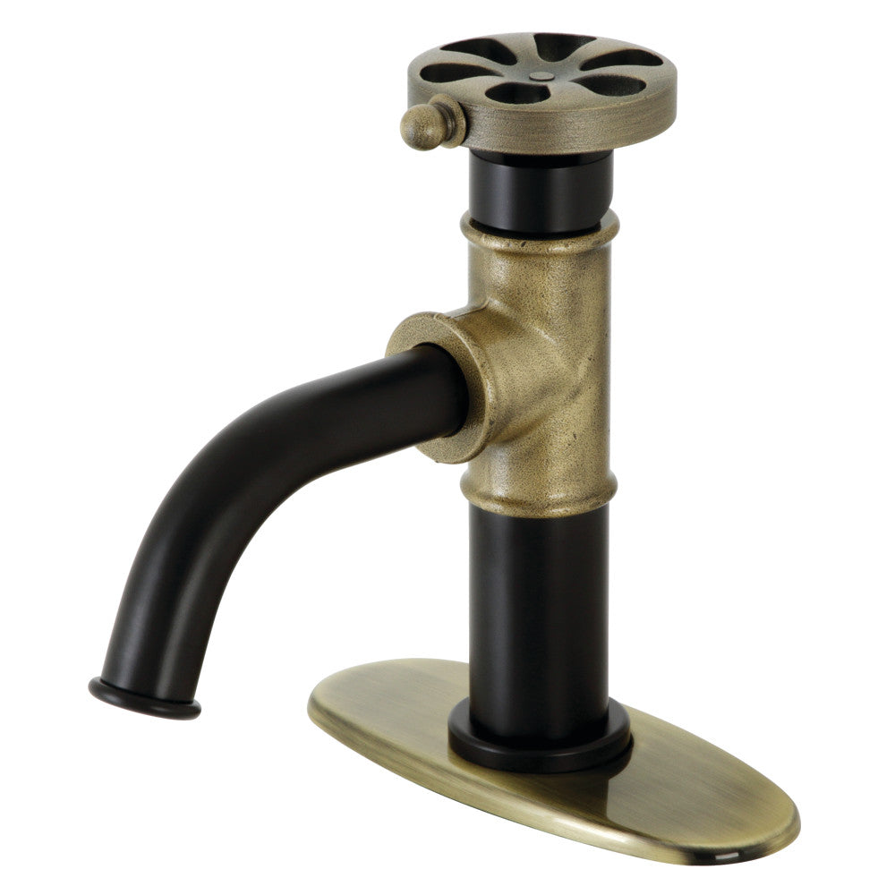 Kingston Brass KSD2824RX Belknap Single-Handle Bathroom Faucet with Push Pop-Up