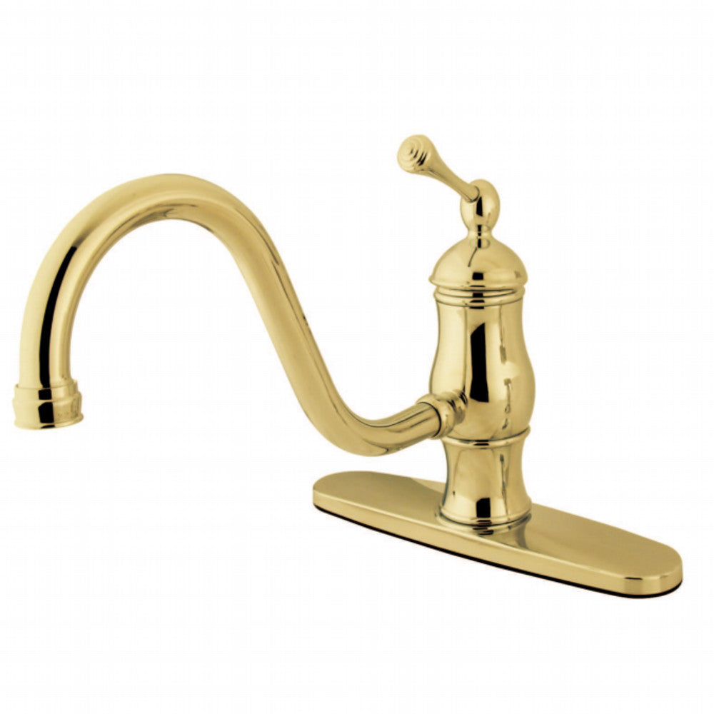 Kingston Brass KS1572BLLS Heritage Single-Handle 8" Centerset Kitchen Faucet