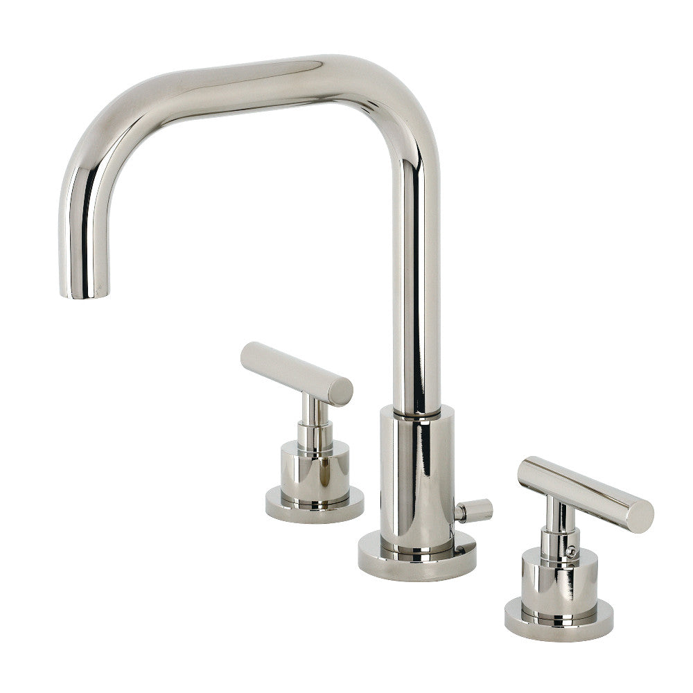 Kingston Brass FSC8939CML Manhattan Widespread Bathroom Faucet with Brass Pop-Up