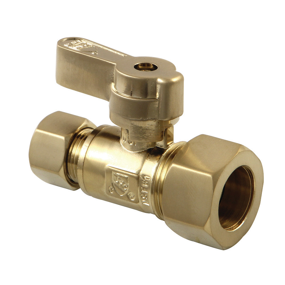 Kingston Brass 5/8" OD x 3/8" OD Comp Straight Stop Valve