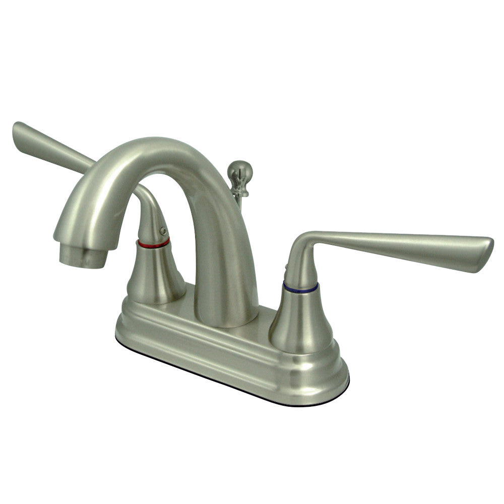 Kingston Brass KS7611ZL 4 in. Centerset Bathroom Faucet