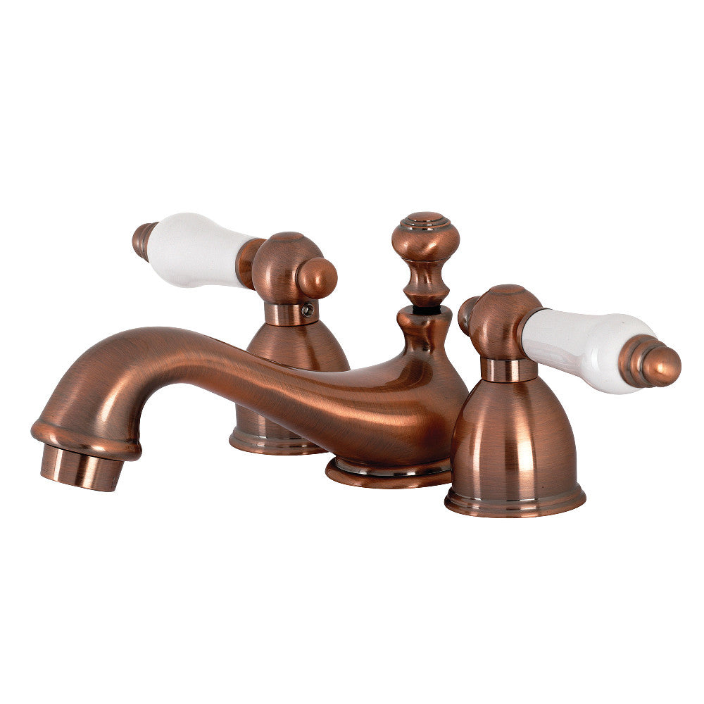 Kingston Brass KS395PLAC Restoration Mini-Widespread Bathroom Faucet