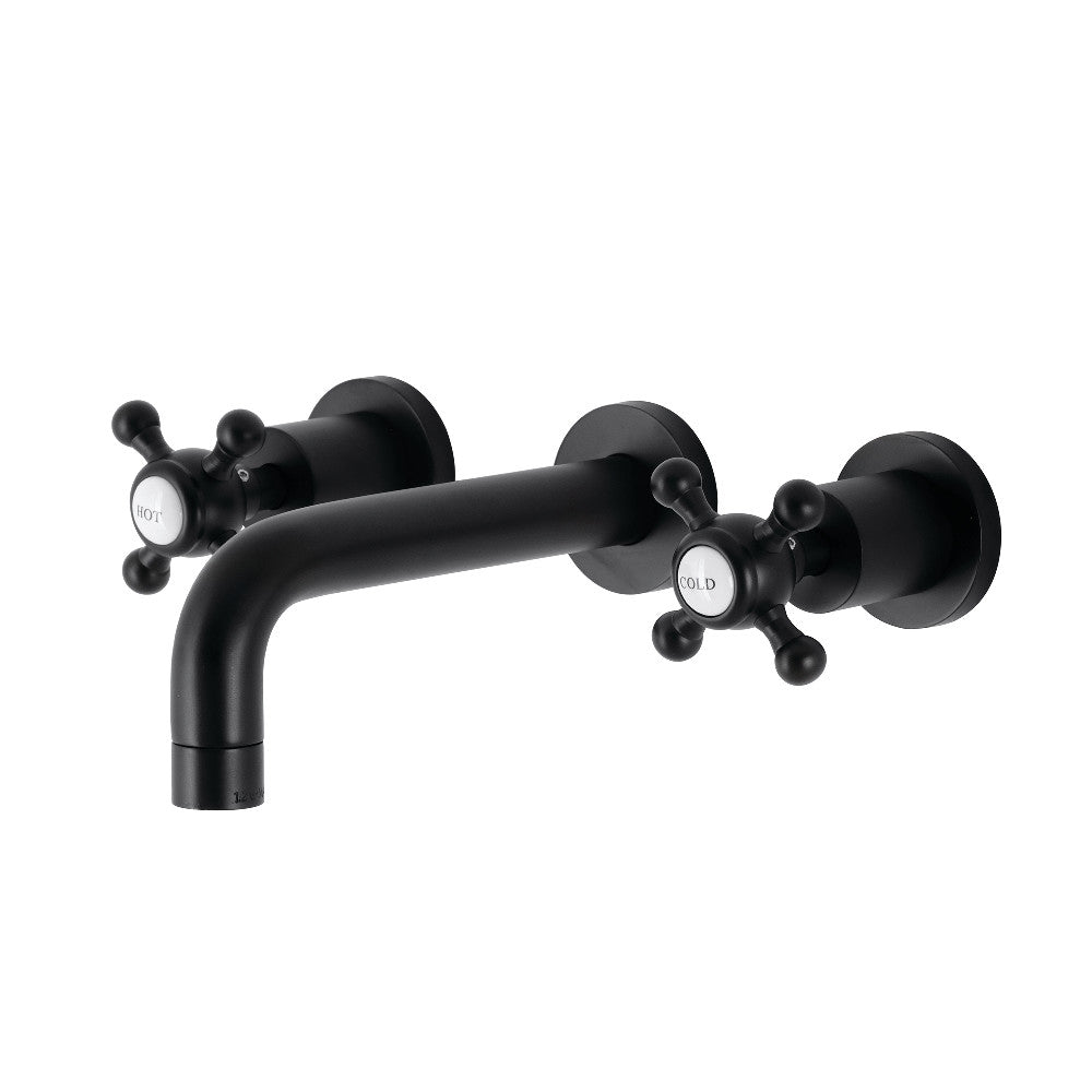 Kingston Brass KS8121BX Metropolitan 2-Handle 8 in. Wall Mount Bathroom Faucet