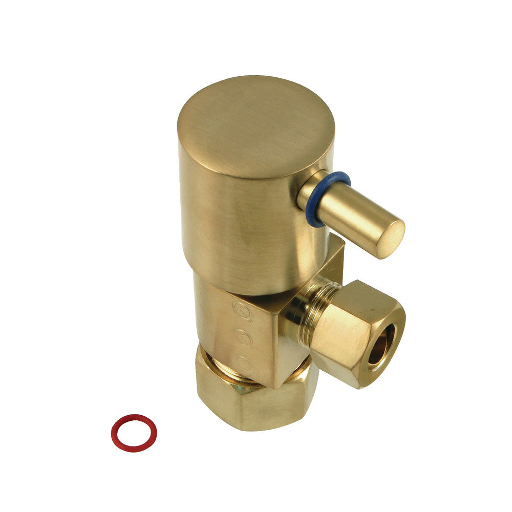 Kingston Brass Concord 5/8"O.D x 3/8" O.D Anti-Seize Deluxe Quarter Turn Ceramic Hardisc Cartridge Angle Stop