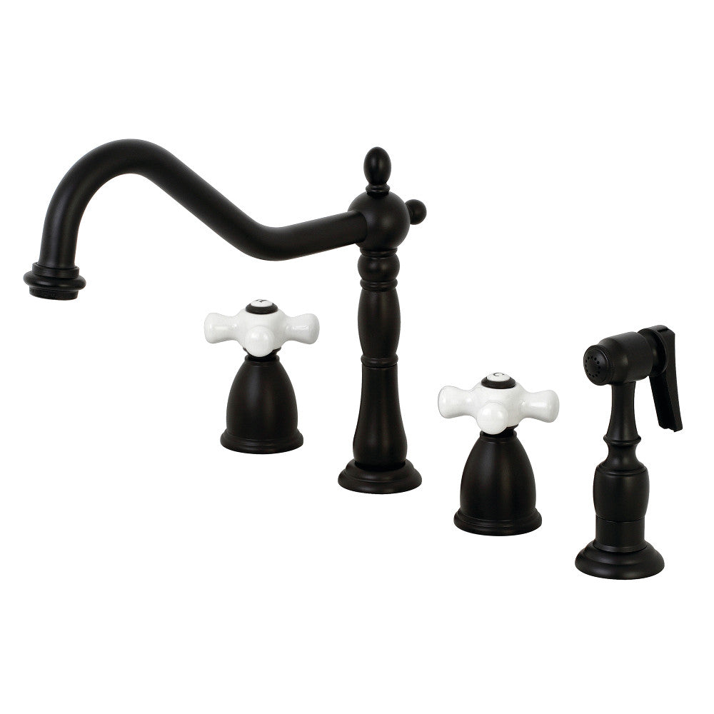 Kingston Brass KB1793PXBS Widespread Kitchen Faucet