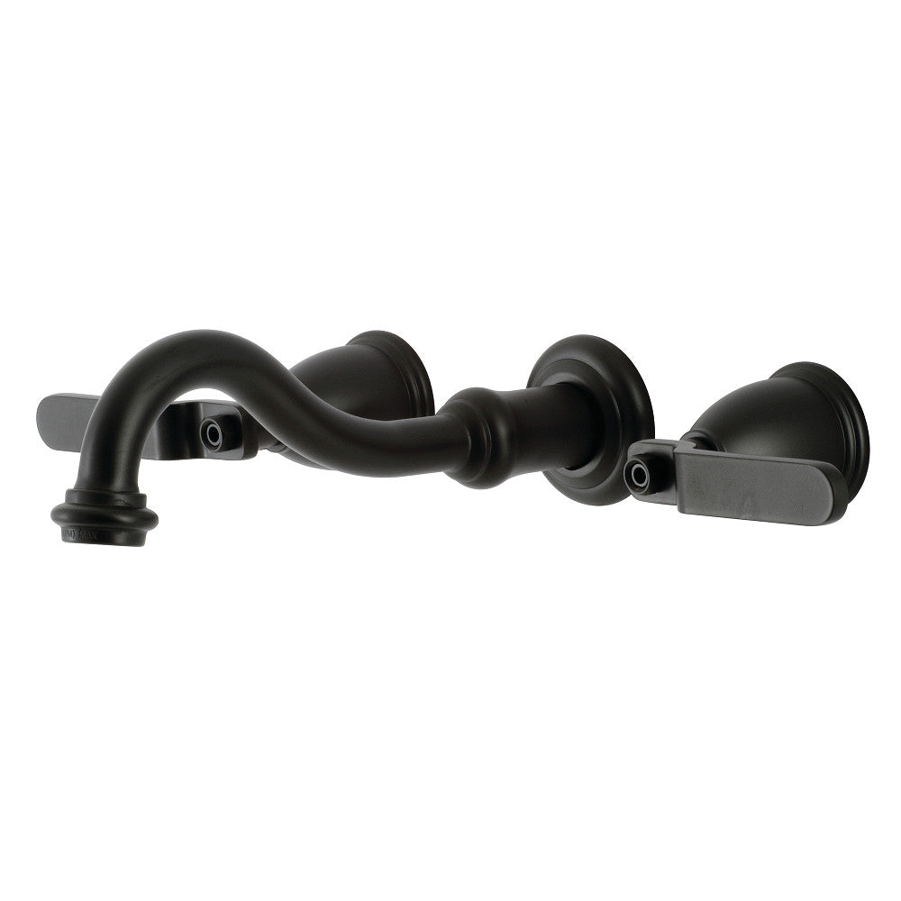Kingston Brass KS3120KL Whitaker Two-Handle Wall Mount Bathroom Faucet