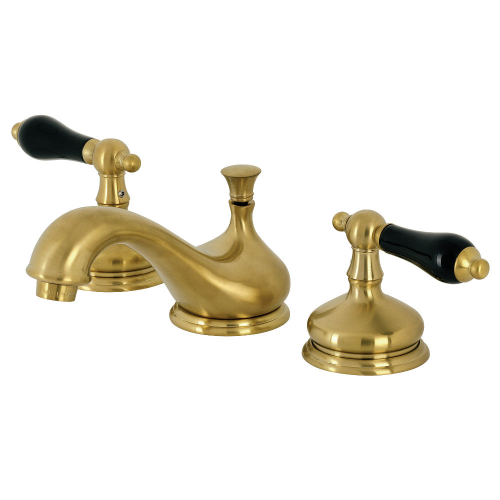 Kingston Brass KS1165PKL Duchess Widespread Bathroom Faucet with Brass Pop-Up
