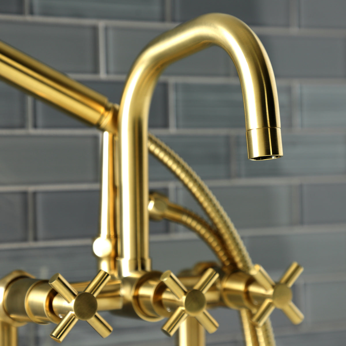 Aqua Vintage Concord Deck Mount Clawfoot Tub Faucet