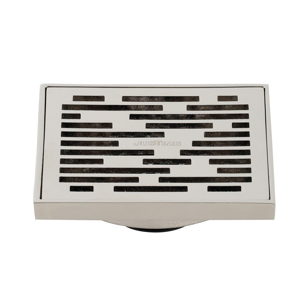 Kingston Brass Watercourse Transit 4" Square Grid Shower Drain