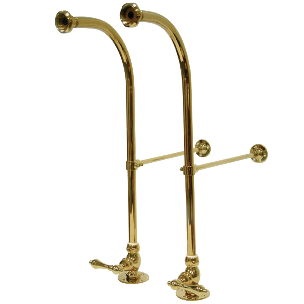 Kingston Brass Rigid Freestanding Tub Supplies with Stops