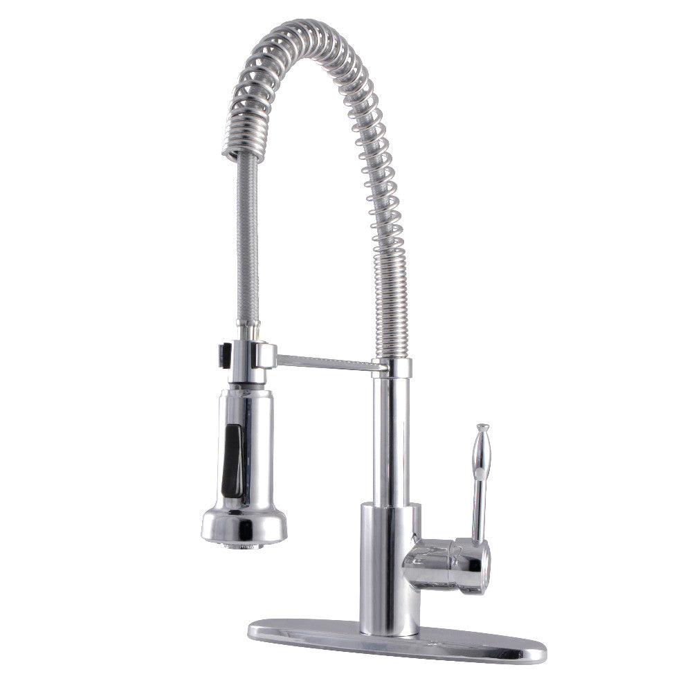 Gourmetier GSY8885NKL Nustudio Single-Handle Pre-Rinse Kitchen Faucet