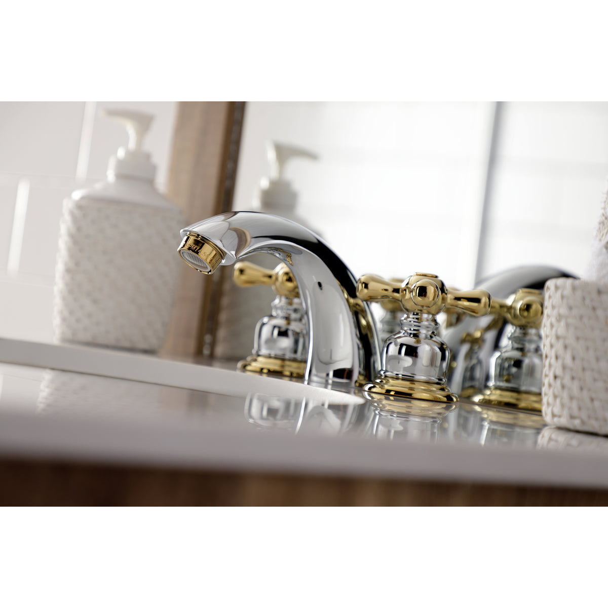 Kingston Brass KB946AX Victorian Mini-Widespread Bathroom Faucet