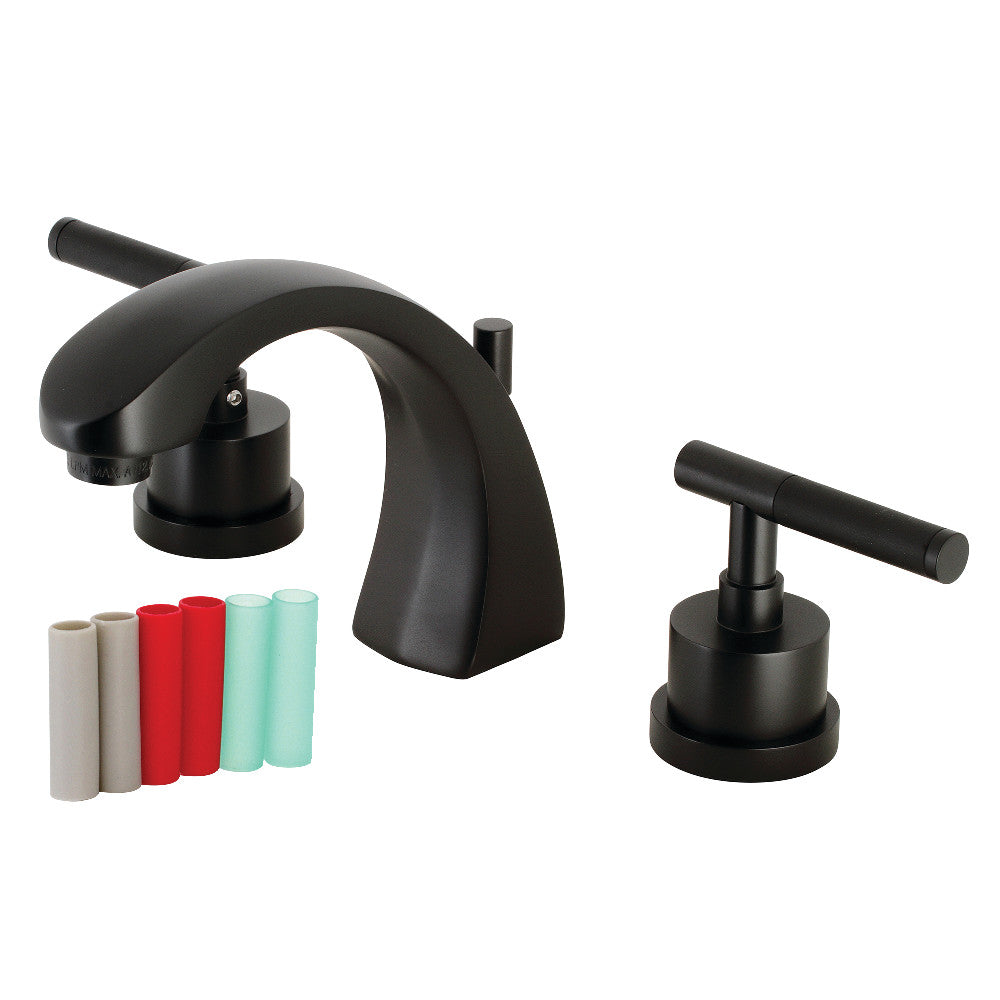 Kingston Brass KS4982CKL Kaiser Widespread Bathroom Faucet with Brass Pop-Up