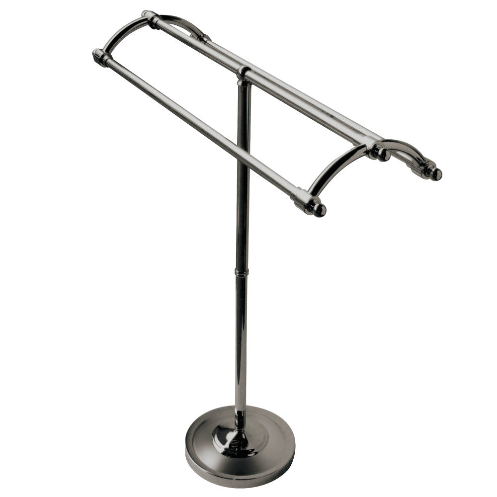 Kingston Brass Pedestal Round Plate Towel Rack