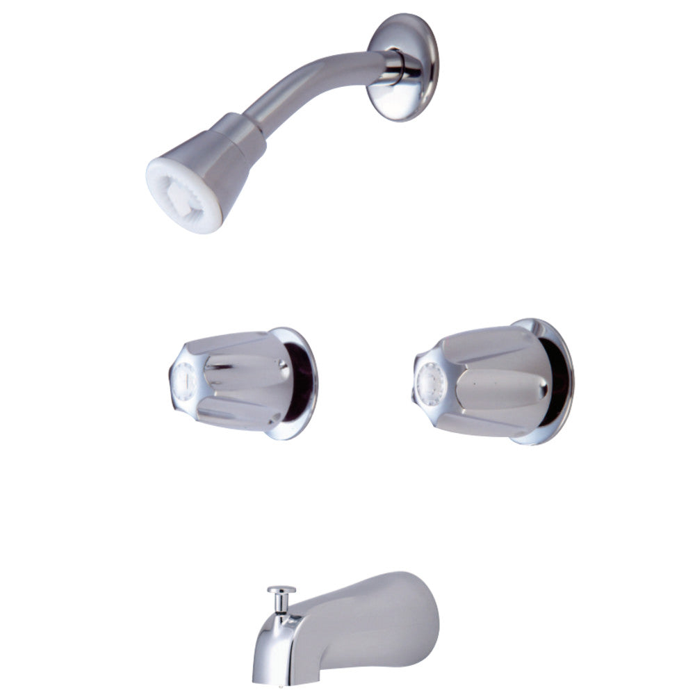 Generic Twin Handle 8" Center Tub & Shower Valve