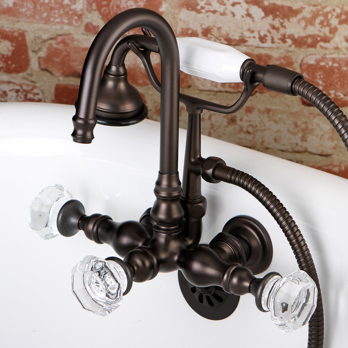 Vintage AE8T1WCL Celebrity Wall Mount Clawfoot Tub Faucet