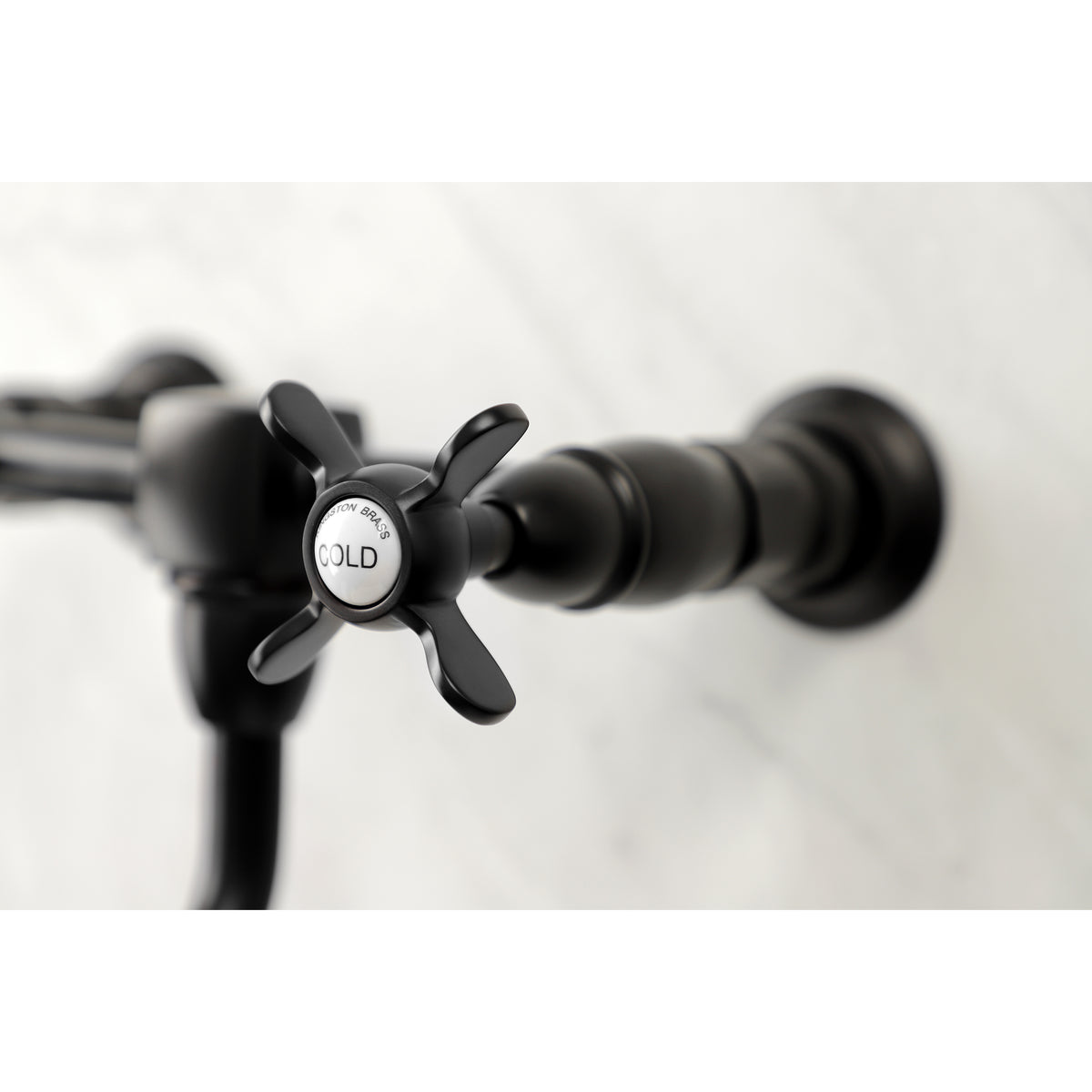 Kingston Brass KS1216BEX Essex Wall Mount Bathroom Faucet