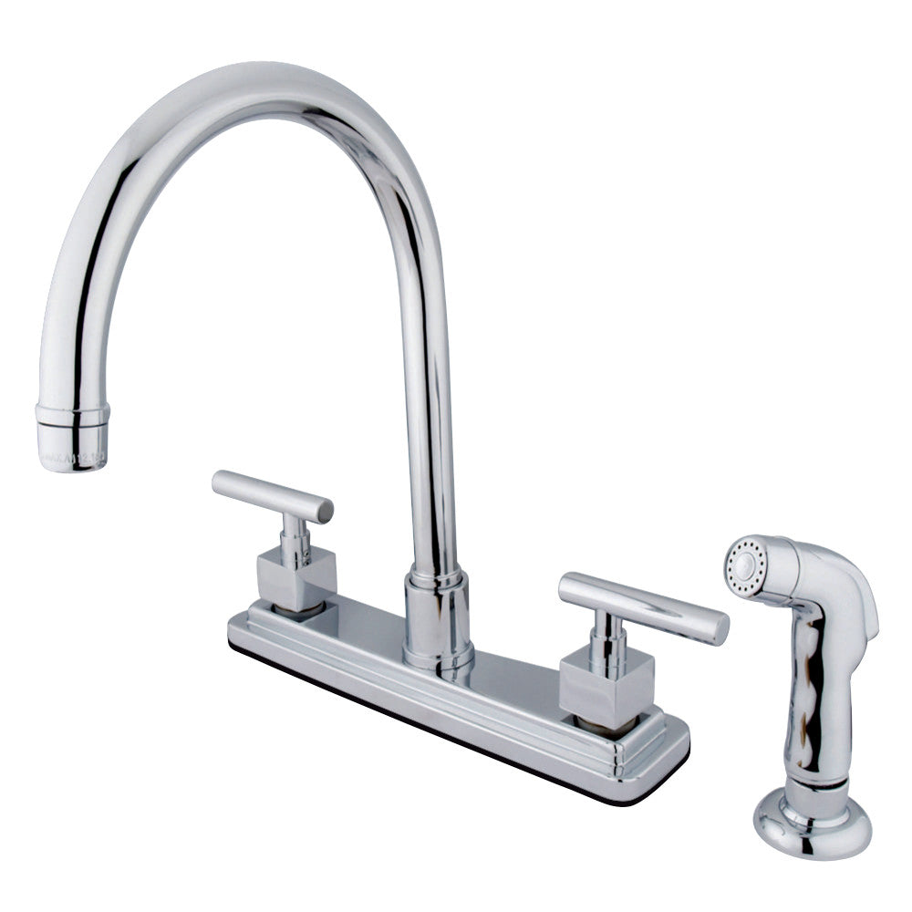 Kingston Brass KS8798CQL Claremont Centerset Kitchen Faucet