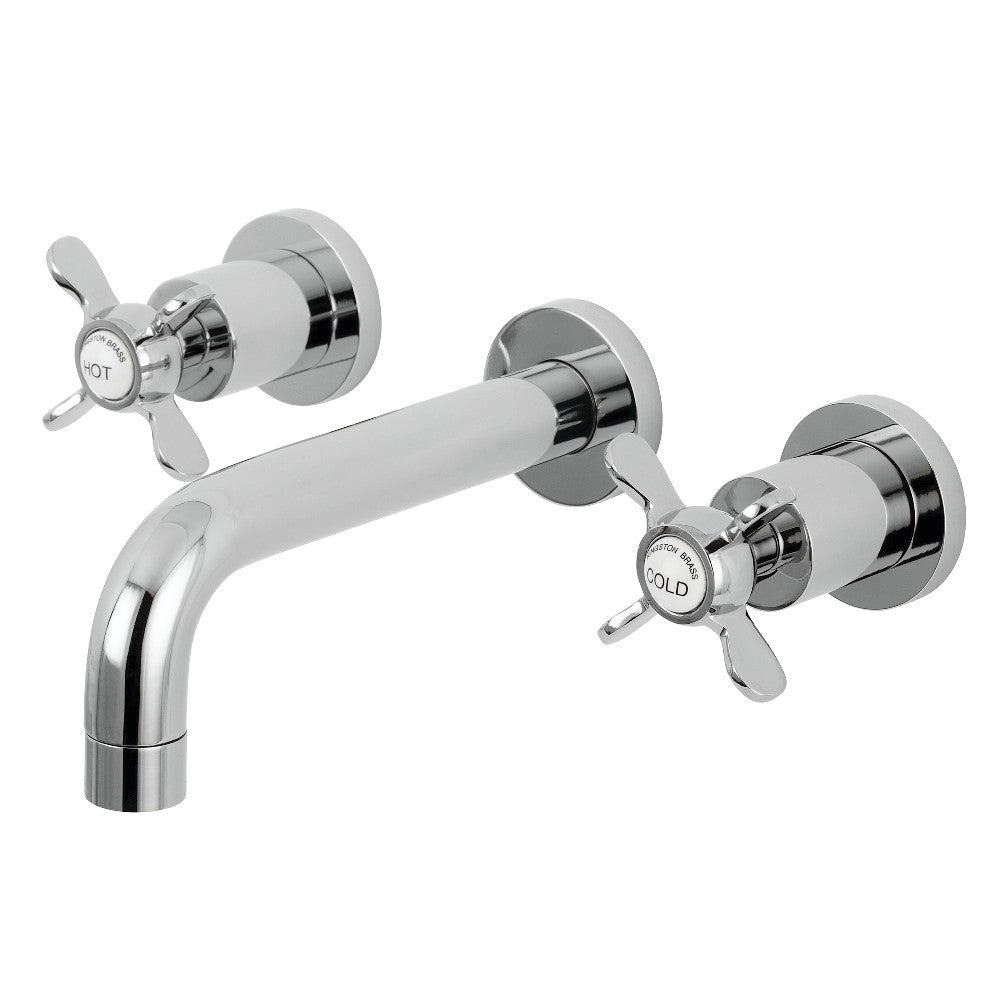 Kingston Brass KS8121BEX Essex 2-Handle 8 in. Wall Mount Bathroom Faucet
