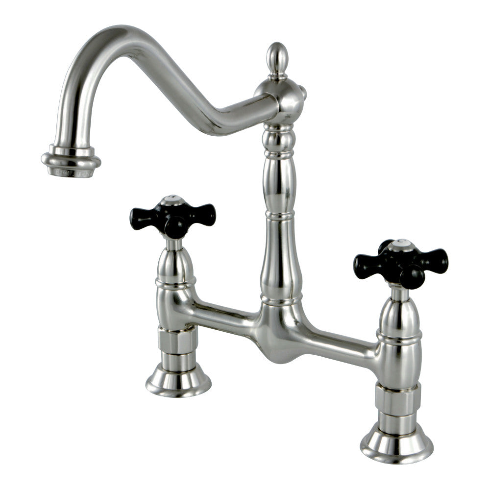 Kingston Brass KS1172PKX Duchess Bridge Kitchen Faucet
