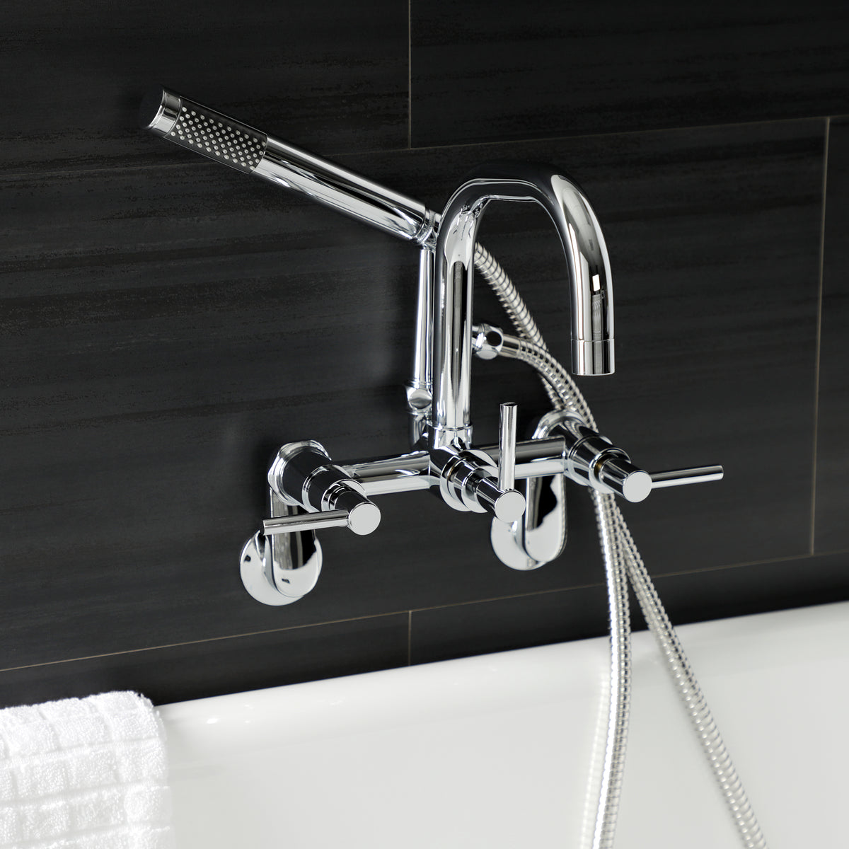 Vintage AE8458DL Concord Wall Mount Clawfoot Tub Faucet