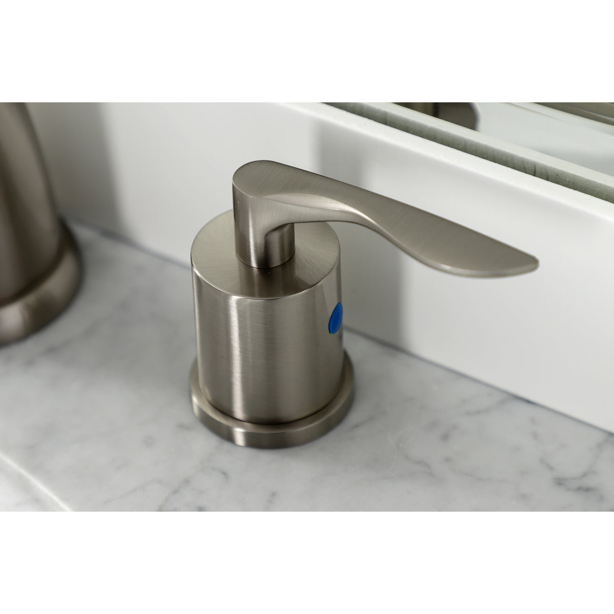 Kingston Brass KB8988SVL Widespread Bathroom Faucet with Pop-Up Drain