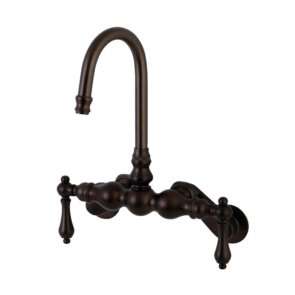 Aqua Vintage Adjustable Center Wall Mount Tub Faucet