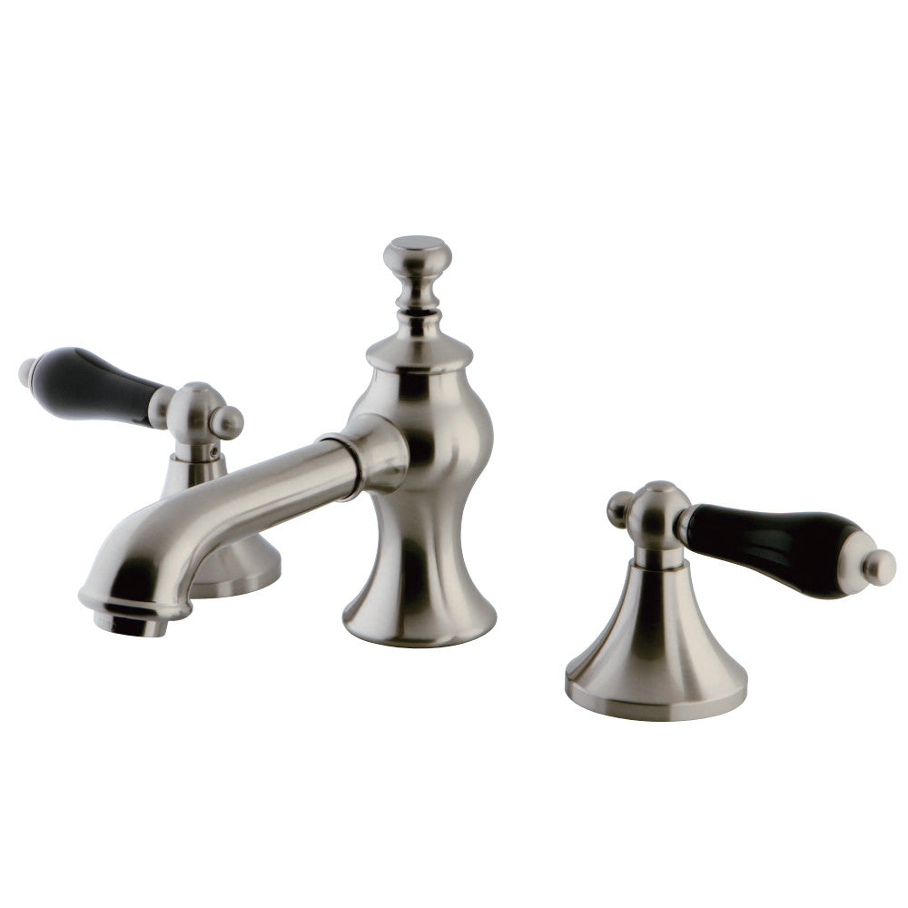 Kingston Brass KC7065PKL Duchess Widespread Bathroom Faucet with Brass Pop-Up