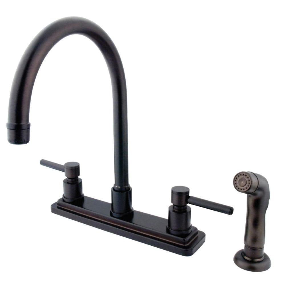 Kingston Brass KS8795DL Concord 8-Inch Centerset Kitchen Faucet
