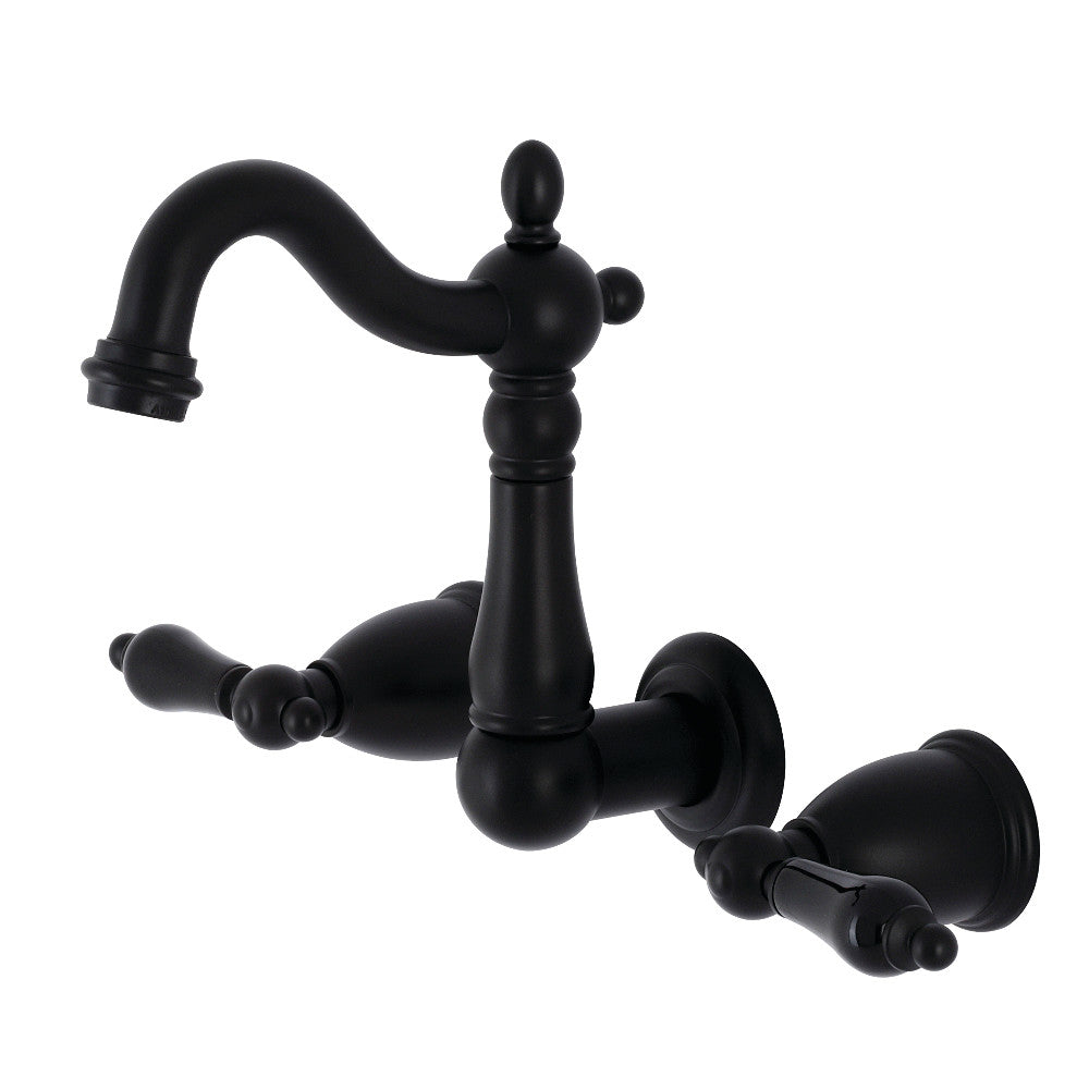 Kingston Brass KS1220PKL Duchess Two-Handle Wall Mount Bathroom Faucet