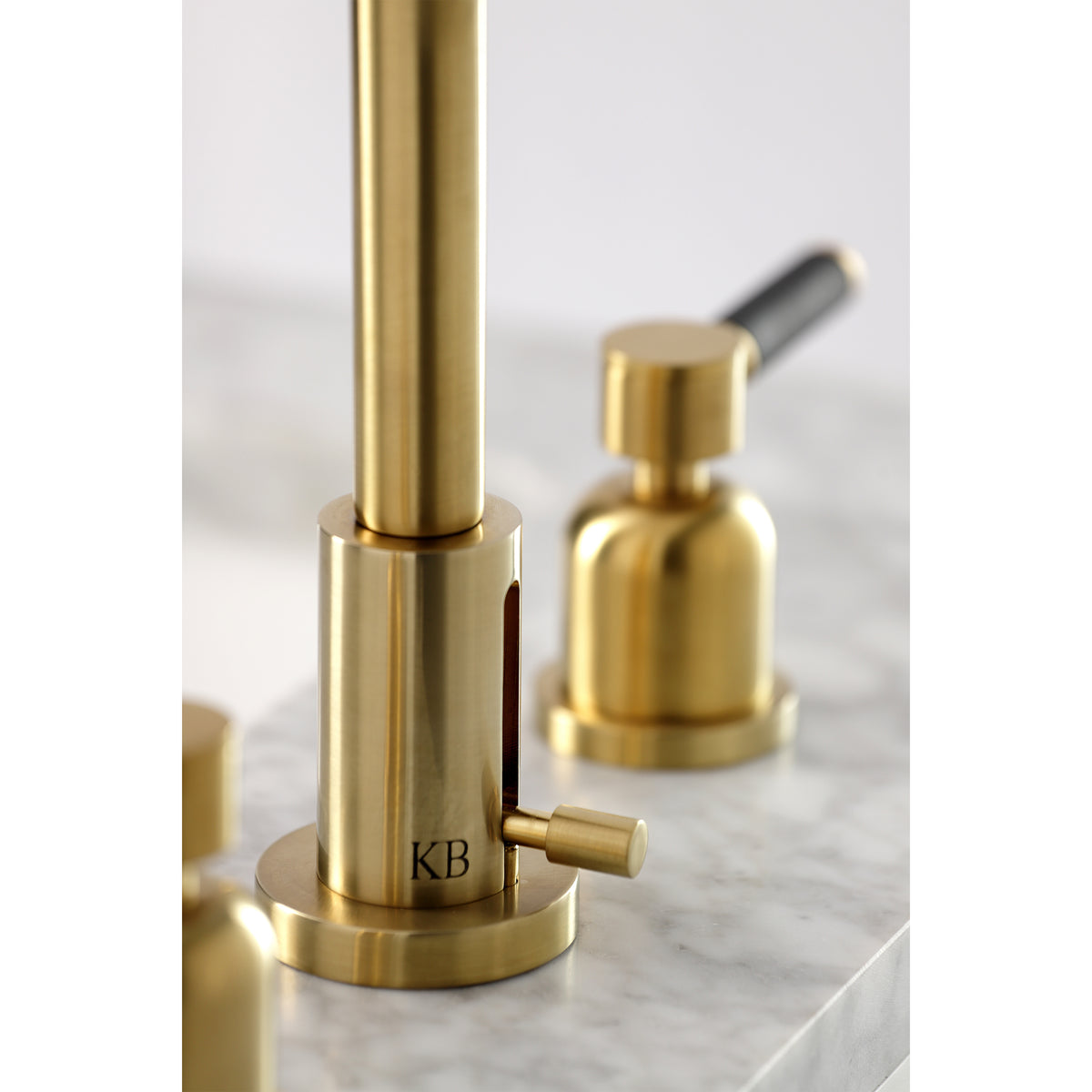 Kingston Brass FSC8930DKL Kaiser Widespread Bathroom Faucet with Brass Pop-Up