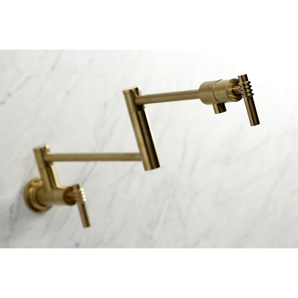 Kingston Brass KS4107ML Milano Wall Mount Pot Filler