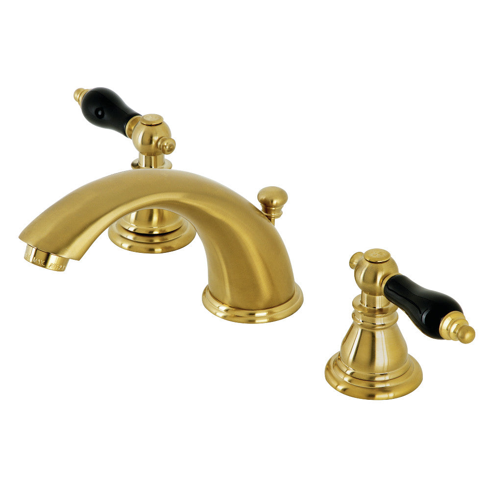 Kingston Brass KB963AKL Duchess Widespread Bathroom Faucet with Plastic Pop-Up