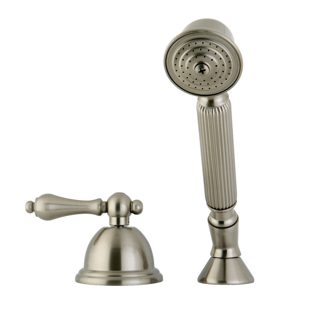 Kingston Brass Deck Mount Hand Shower with Diverter for Roman Tub Faucet