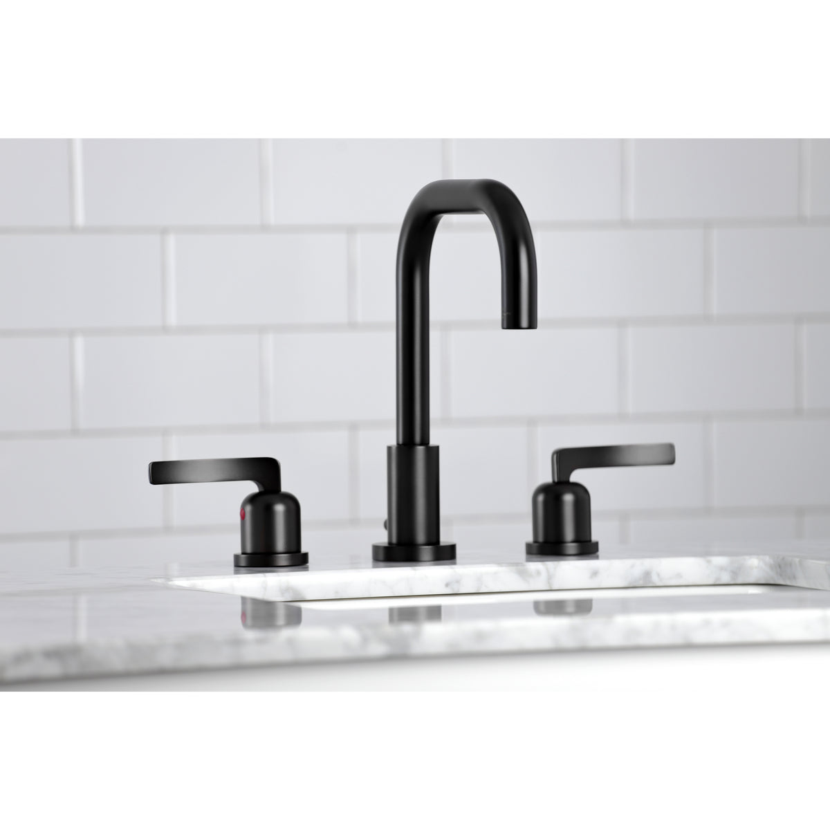 Kingston Brass FSC8931EFL Centurion Widespread Bathroom Faucet with Brass Pop-Up