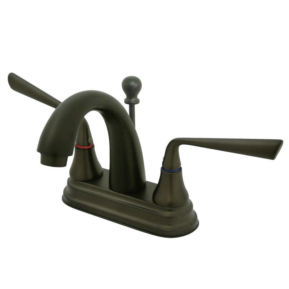 Kingston Brass KS7611ZL 4 in. Centerset Bathroom Faucet