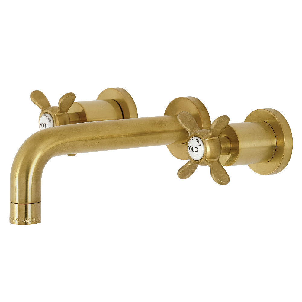 Kingston Brass KS8121BEX Essex 2-Handle 8 in. Wall Mount Bathroom Faucet