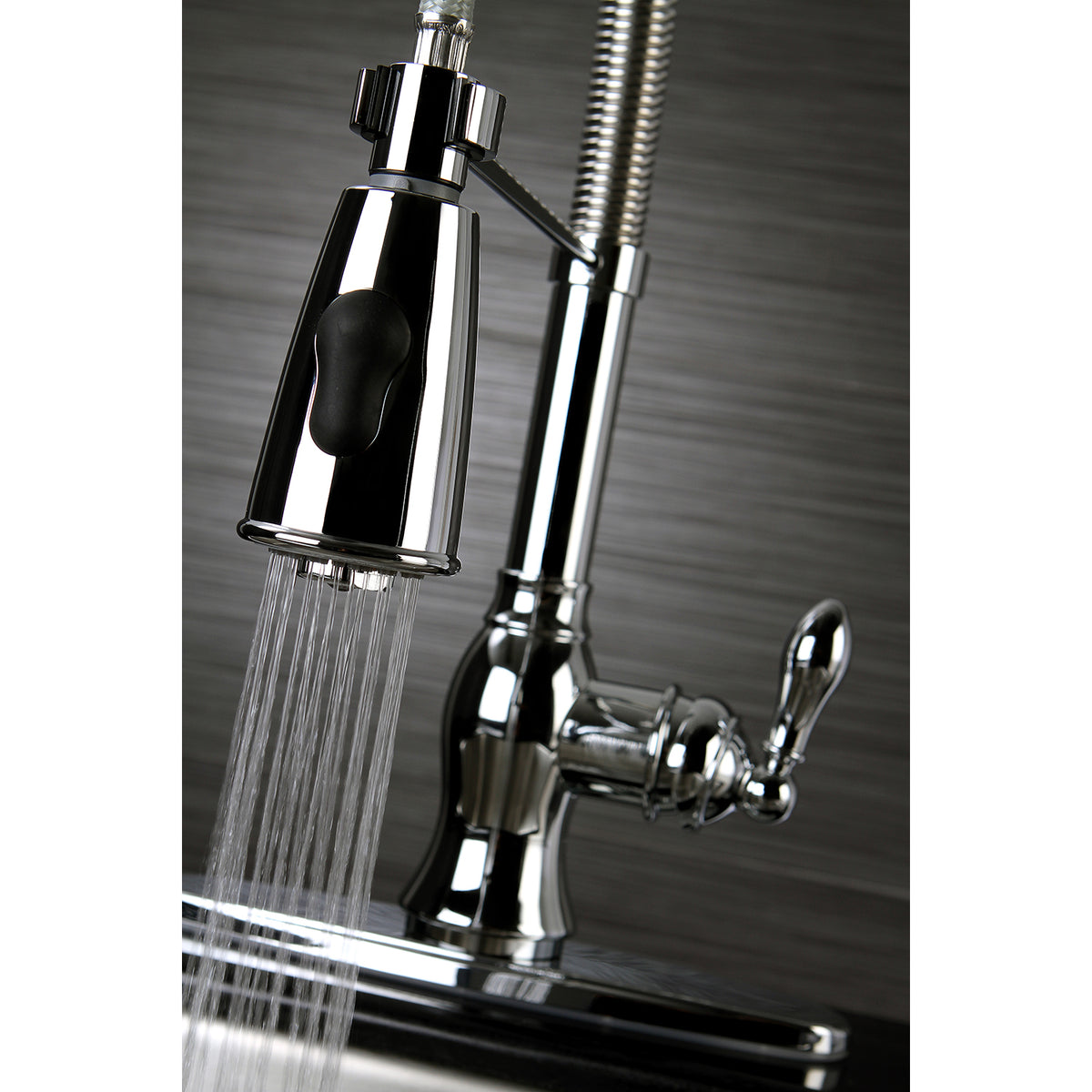 Gourmetier GSY8891ACL American Classic Single-Handle Pre-Rinse Kitchen Faucet