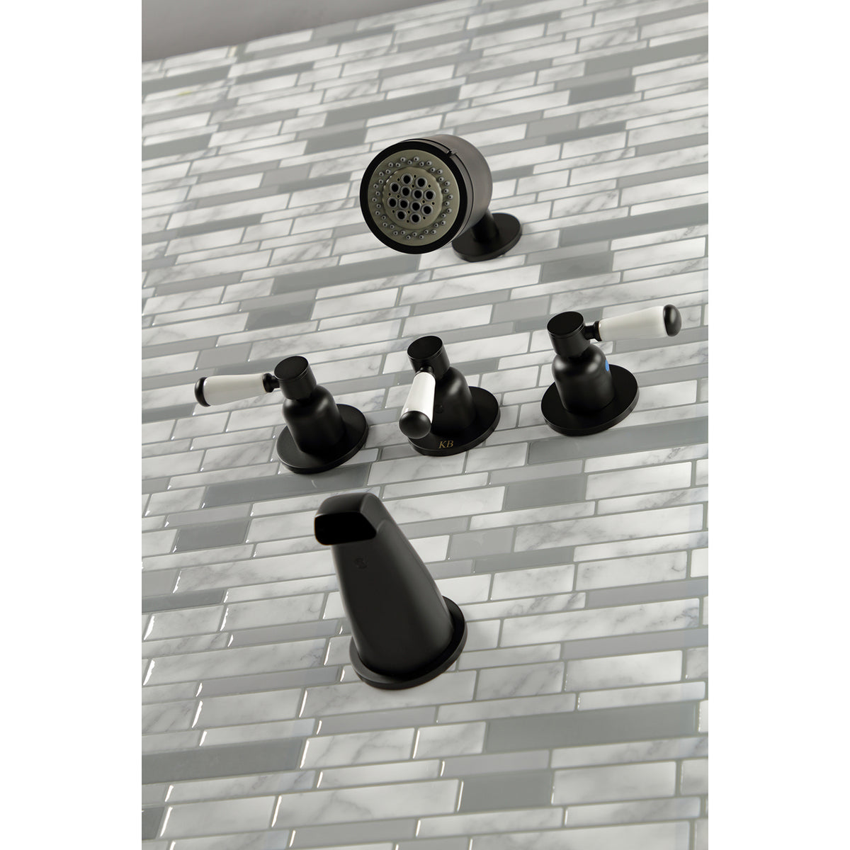 Paris Three-Handle Tub and Shower Faucet