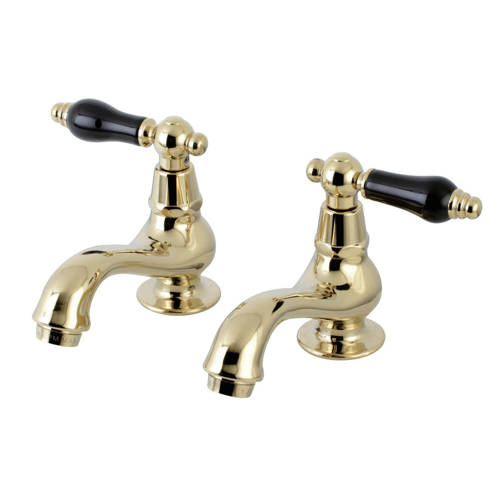 Kingston Brass KS1105PKL Basin Tap Faucet with Cross Handle