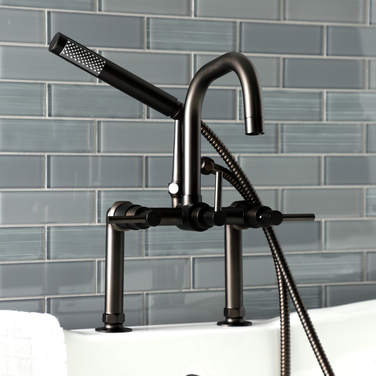 Concord Deck Mount Clawfoot Tub Faucet