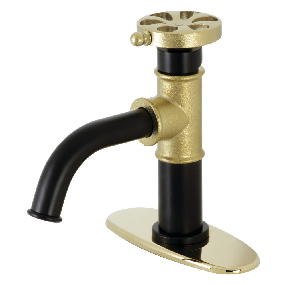 Kingston Brass KSD2824RX Belknap Single-Handle Bathroom Faucet with Push Pop-Up