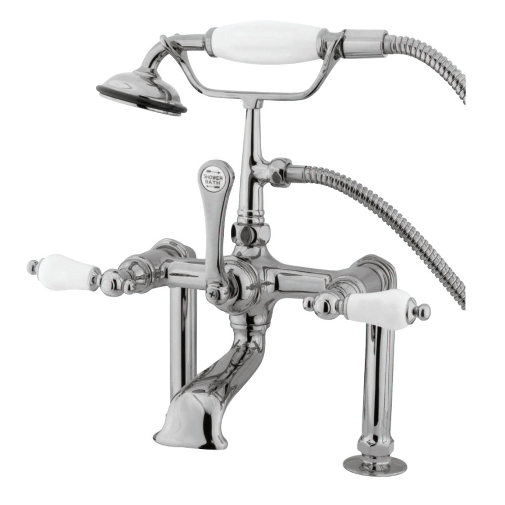 Vintage 7-Inch Deck Mount Clawfoot Tub Faucet