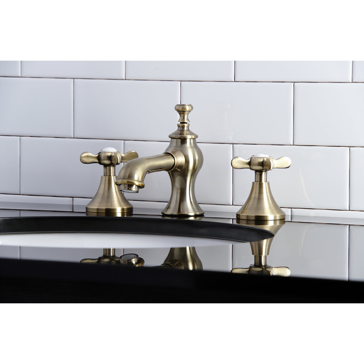 Kingston Brass KC7065BEX 8 in. Widespread Bathroom Faucet