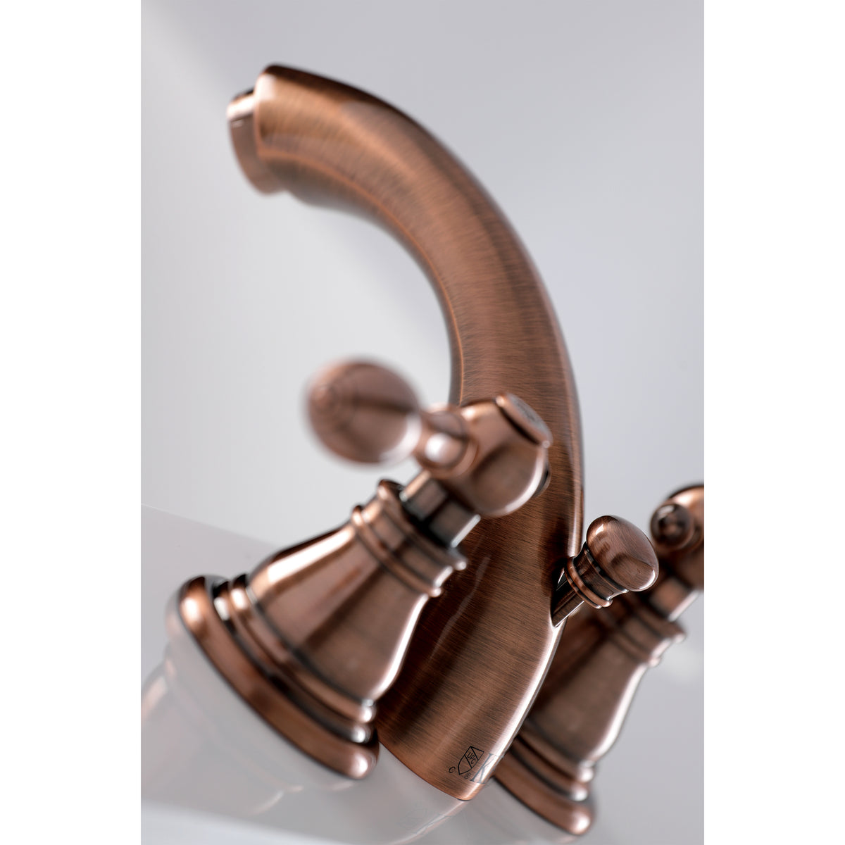 Kingston Brass KB958ACL American Classic Mini-Widespread Bathroom Faucet with Plastic Pop-Up