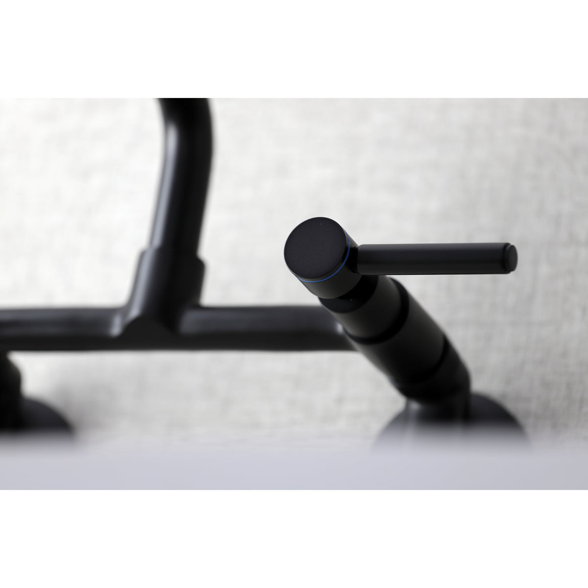 Kingston Brass KS823PN Concord Two-Handle Wall-Mount Kitchen Faucet