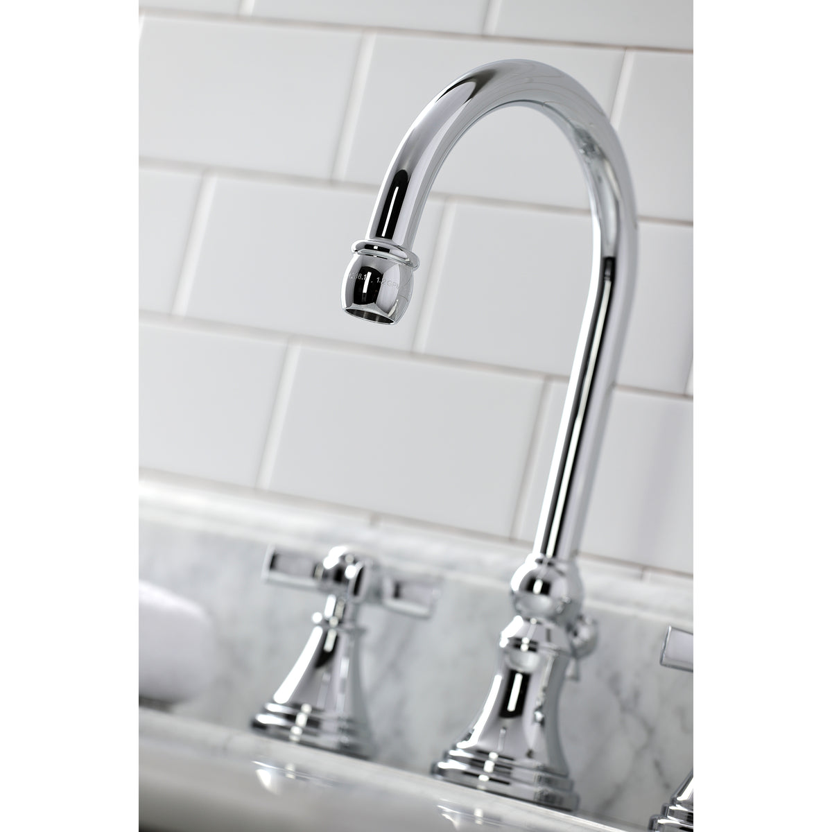 Kingston Brass KS2985ZX Millennium Widespread Bathroom Faucet with Brass Pop-Up