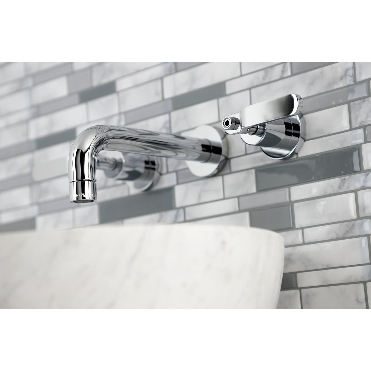 Kingston Brass KS8122KL Whitaker Two-Handle Wall Mount Bathroom Faucet